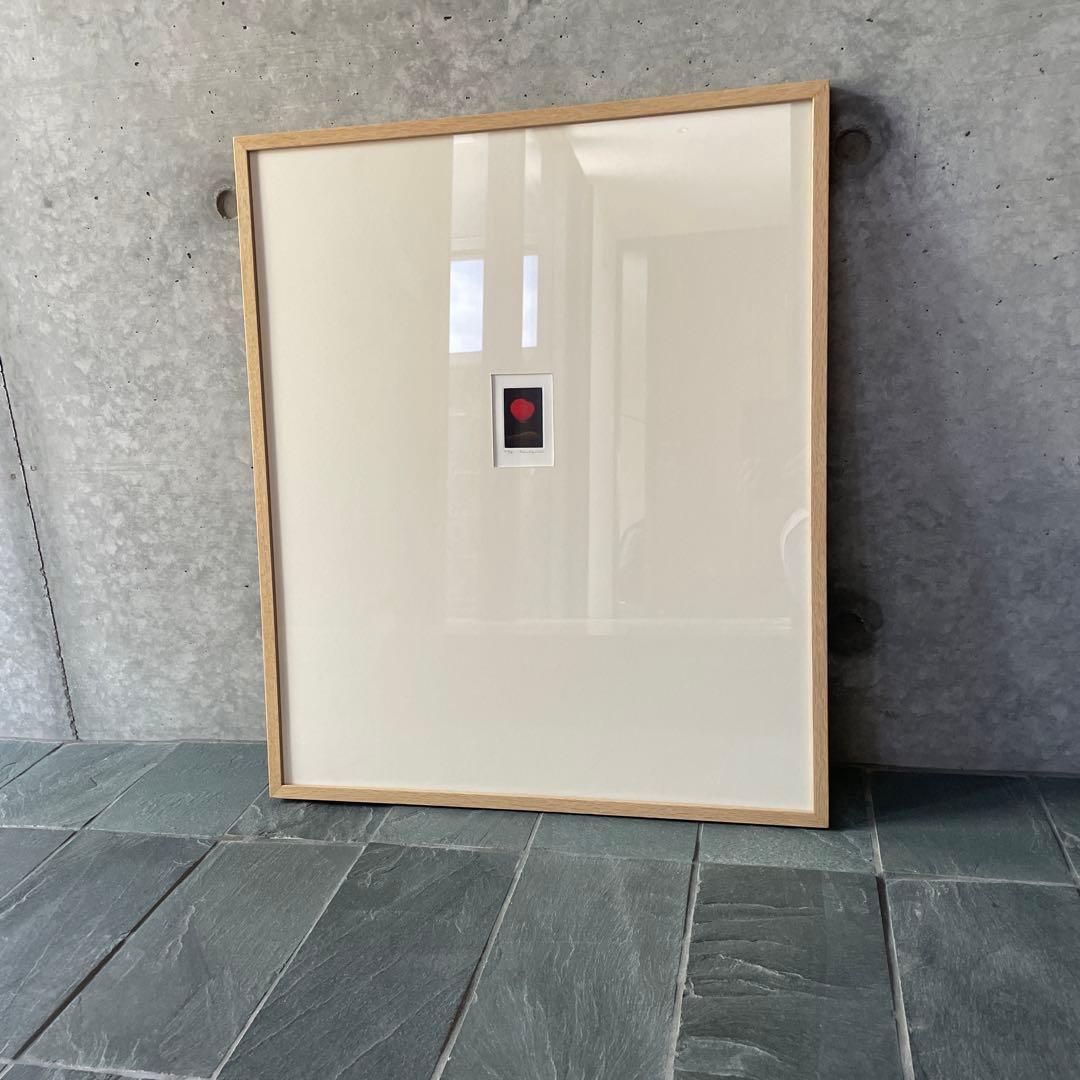 浜口陽三　メゾチント「真紅の蝶」　148/180