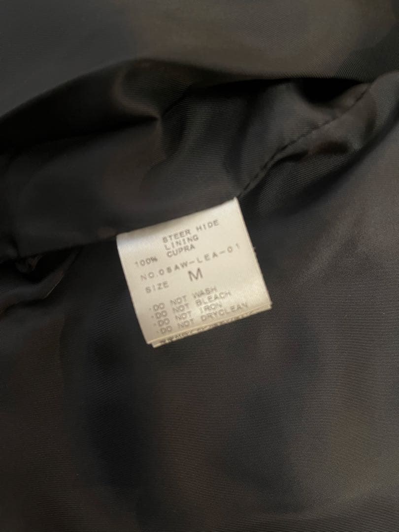 WACKO MARIA シングルライダース