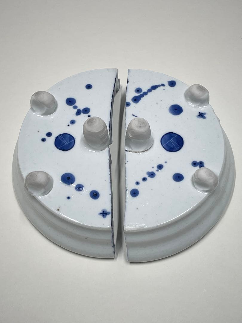 夭折の天才陶芸家 中島勝乃利作「PLATO CORTADO（二ツワリ皿）」