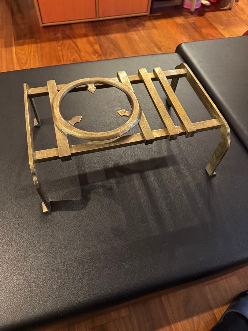 真鍮　吉原五徳　レトロ