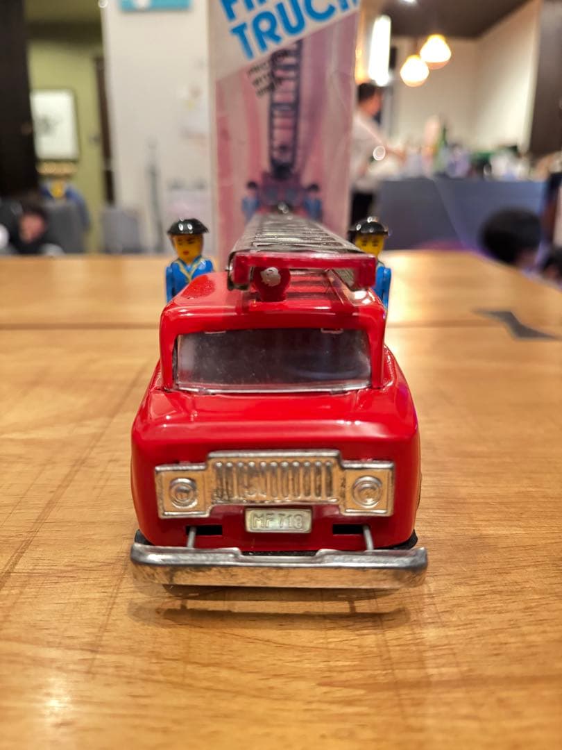 ブリキ　アンティーク　消防車