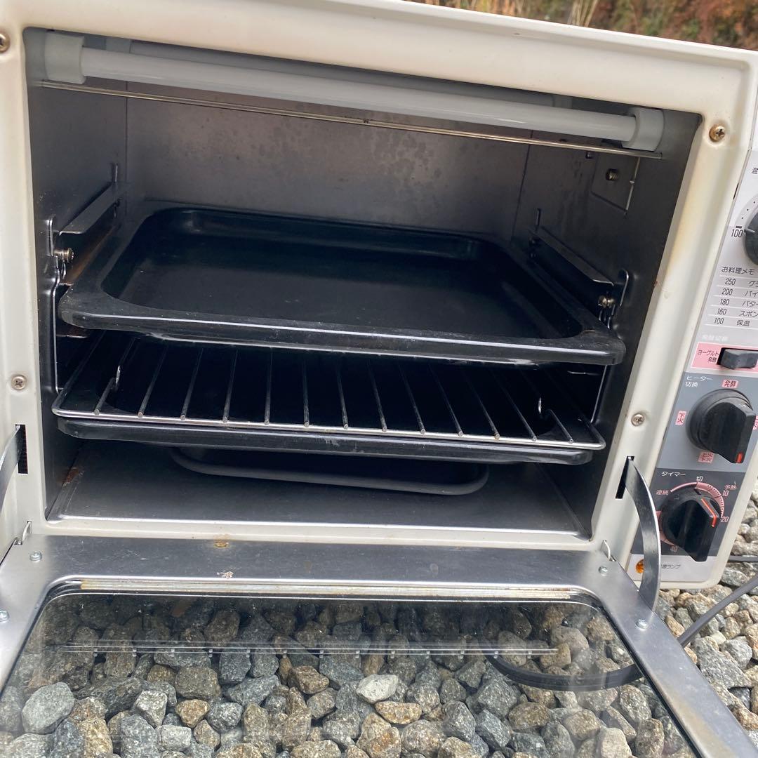 SANYO 小型電子オーブン　ピンク　SOB-155 昭和レトロポップ