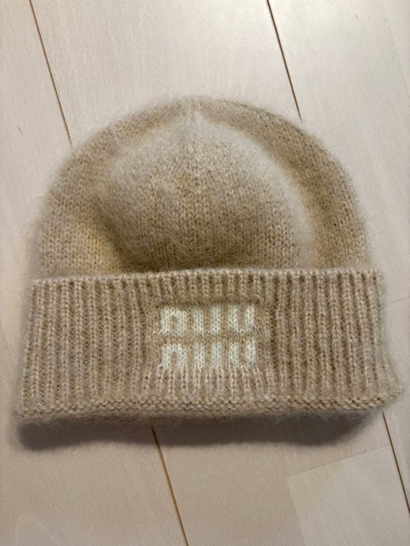 miumiu ニット帽 Sサイズ
