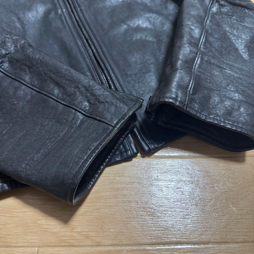 ラルフローレン ブラックレーベル Lサイズ シングルライダースジャケット