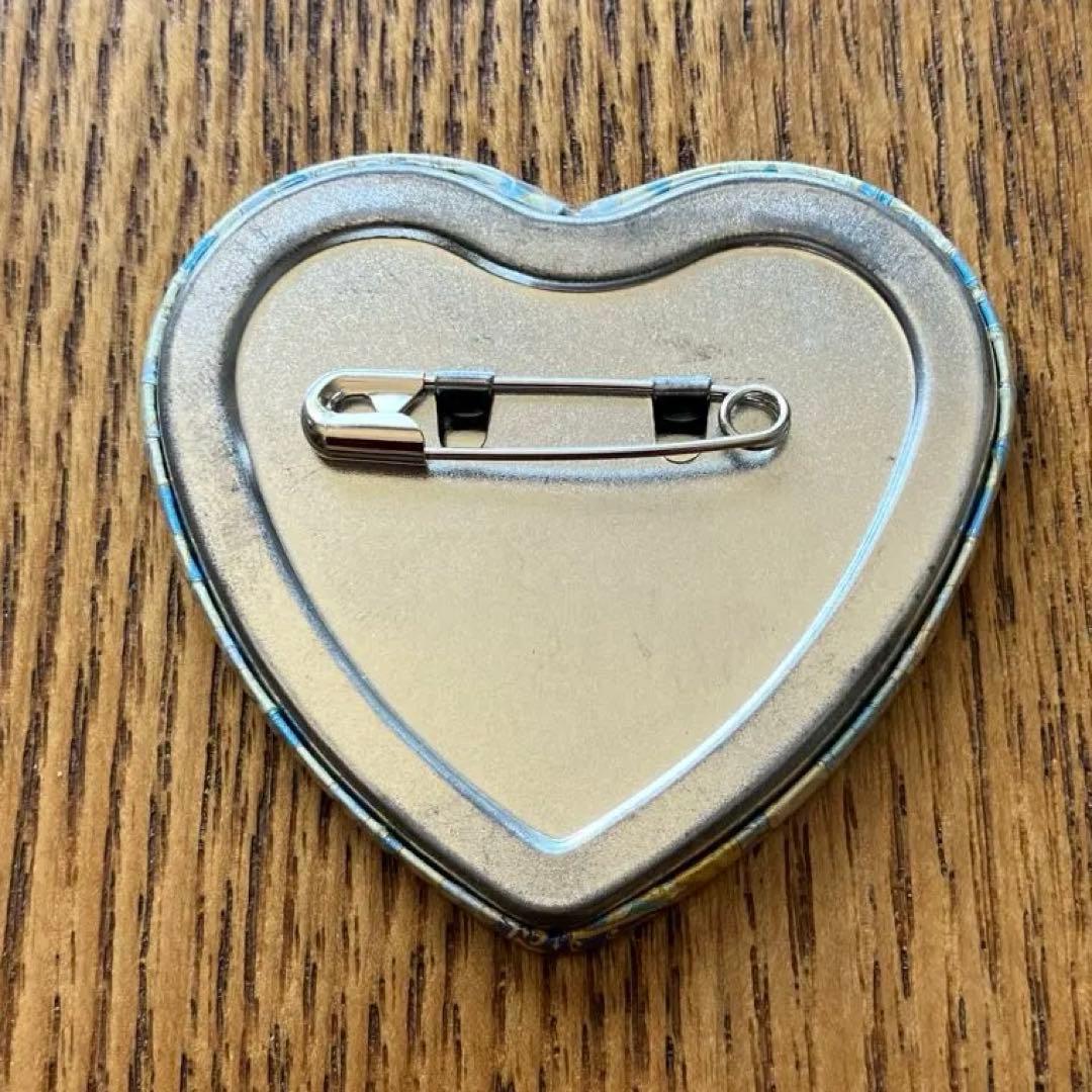 アイカツスターズ! グリッターガラポン ハート型 缶バッジ 騎咲レイ