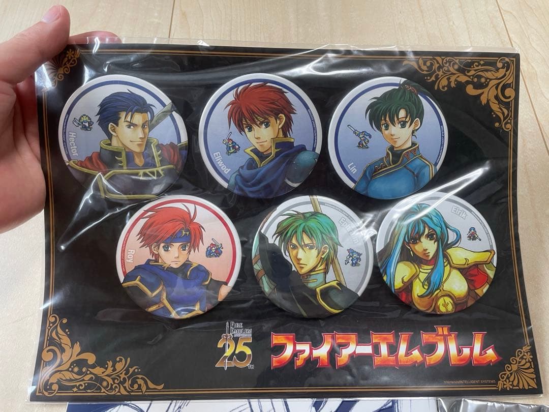 ファイヤーエンブレム　覚醒バッチ、25周年バッチセット