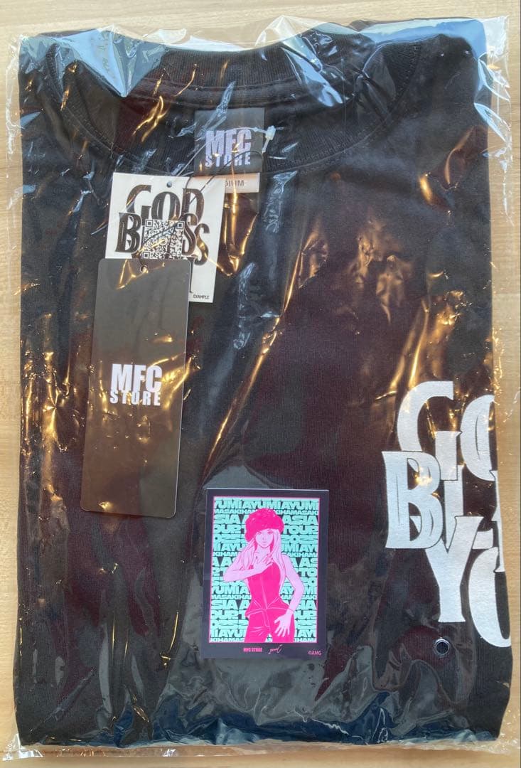 浜崎あゆみ　MFCSTORE コラボTシャツ　Mサイズ　ブラック