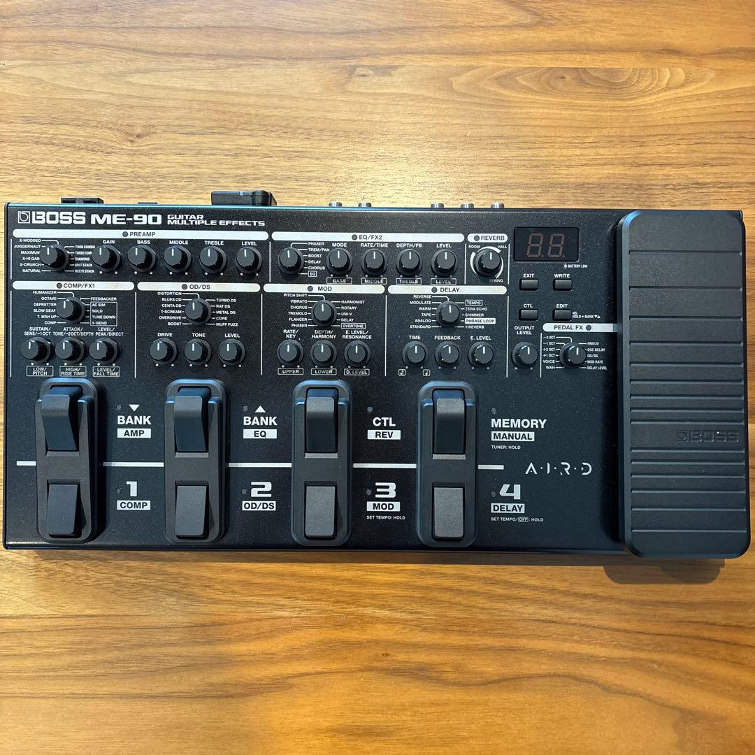 【美品】BOSS ME-90 マルチエフェクター3点セット 純正アダプター付