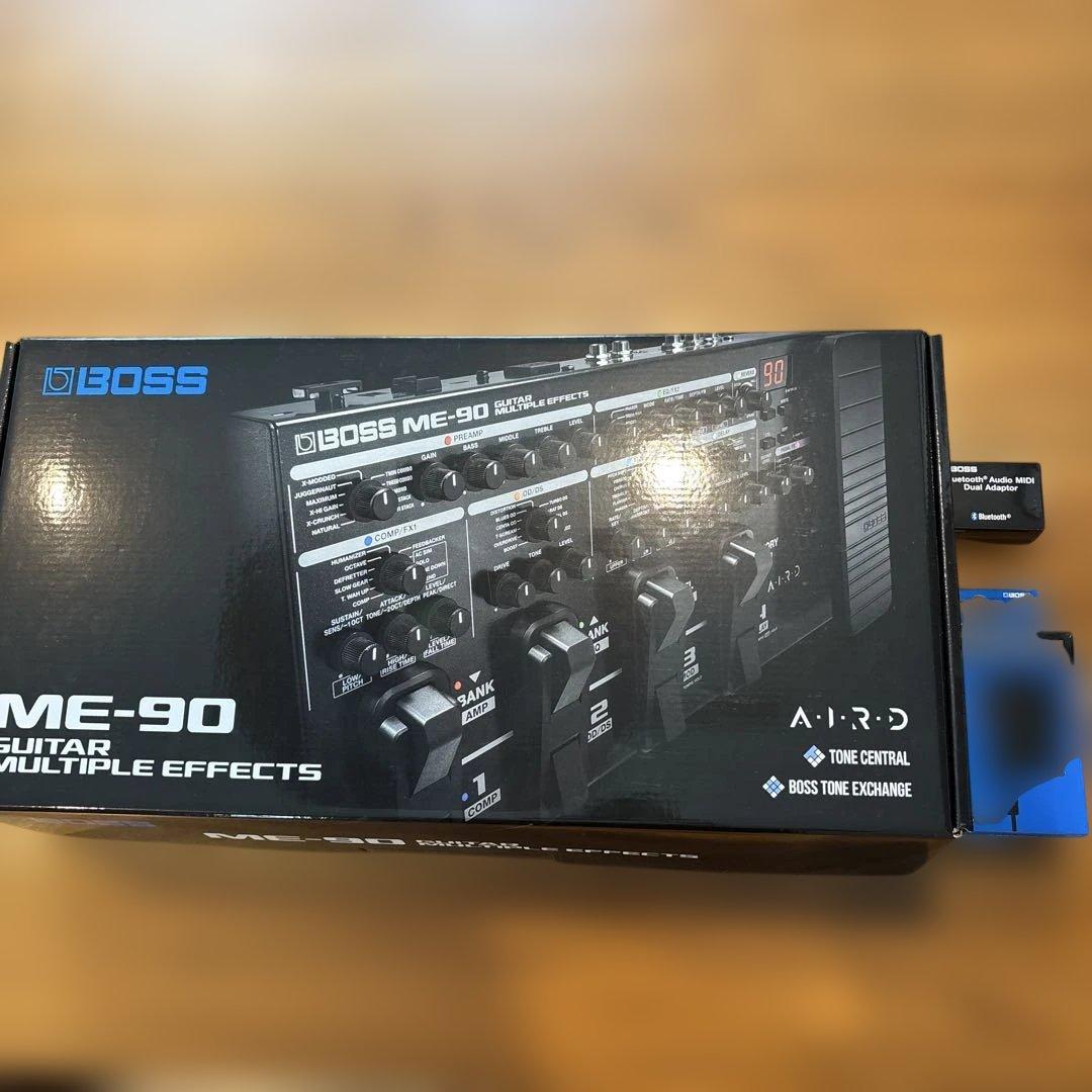 【美品】BOSS ME-90 マルチエフェクター3点セット 純正アダプター付