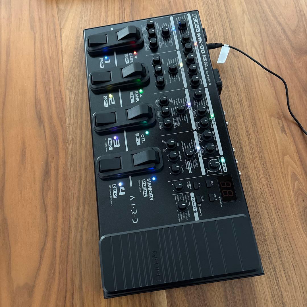 【美品】BOSS ME-90 マルチエフェクター3点セット 純正アダプター付