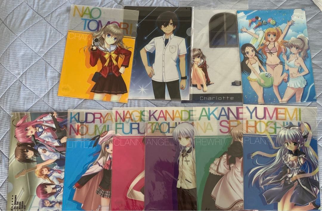 ビジュアルアーツ　クリアファイル　key Angel Beats! シャーロット