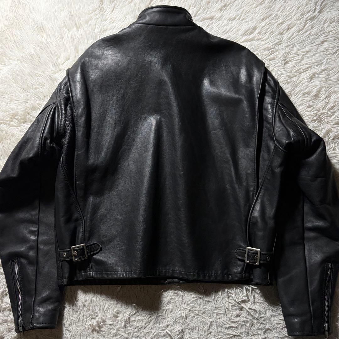 ビッグサイズ ■ショット シングルライダース ジャケット 641E 44