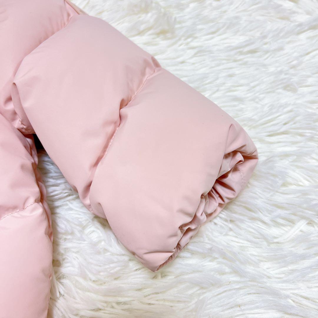 ボンポワン　ピンク　ダウンコート　18m フード付き　冬　80 ダウンジャケット