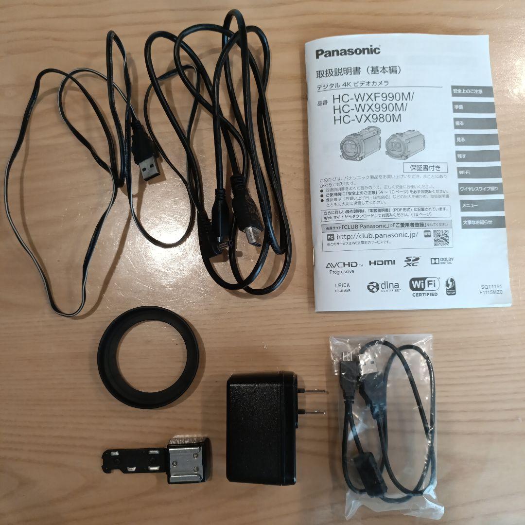 【ジャンク品】Panasonic HC-VX980M 4Kビデオカメラ