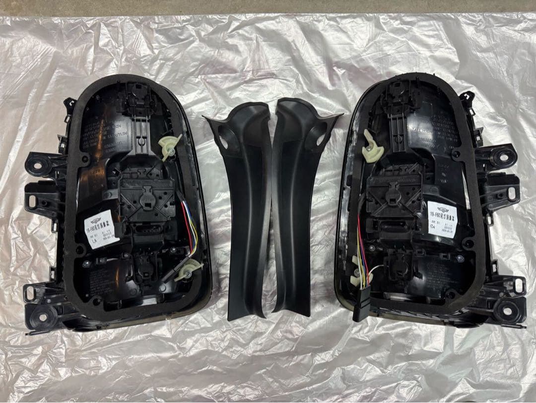 ミニF60クロスオーバー用 LED テールライト ユニオンジャックスモーククリア