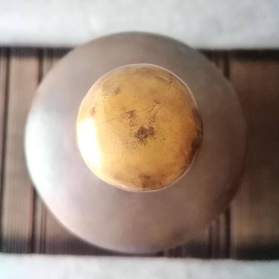 逸品　漆　木工　銀粉蒔　内朱塗り　江戸時代　水筒　徳利　花瓶和骨董　アンティーク