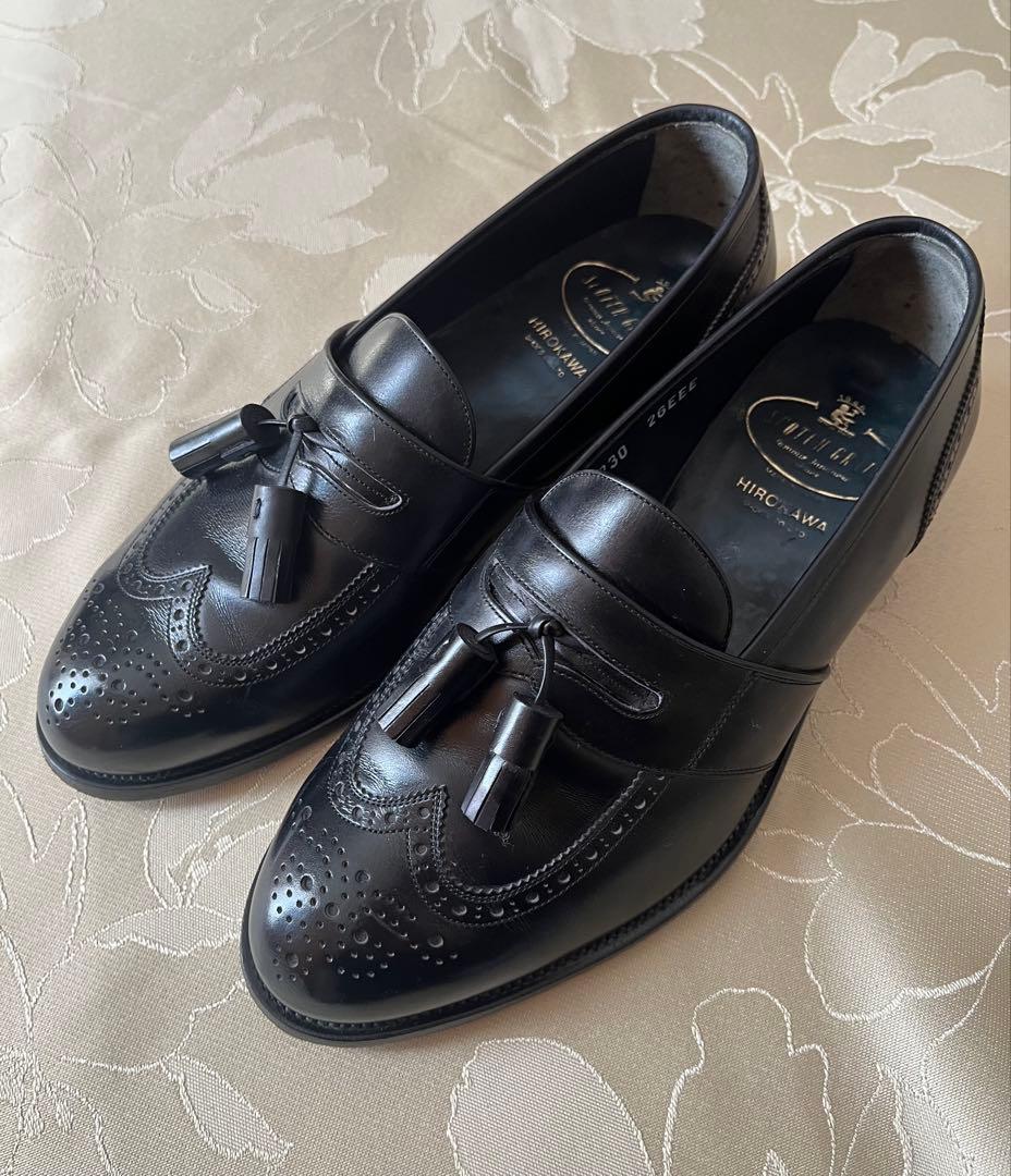 スコッチグレイン　タッセル　黒 26EEE