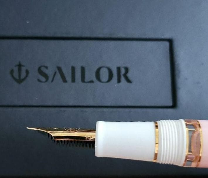 絶版品 入手困難 セーラー万年筆 レアロ 吸入式 EF ゆきのしたで 極細字