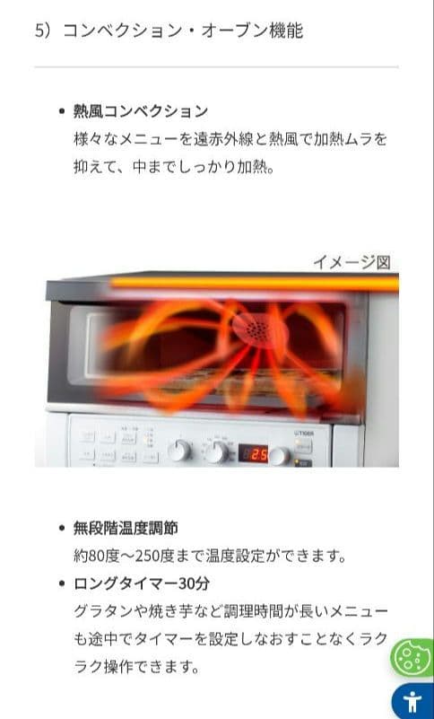 TIGER コンベクションオーブン＆トースター