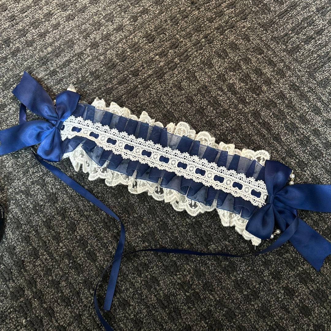 花柄振袖 青系 青いグラデーション袴