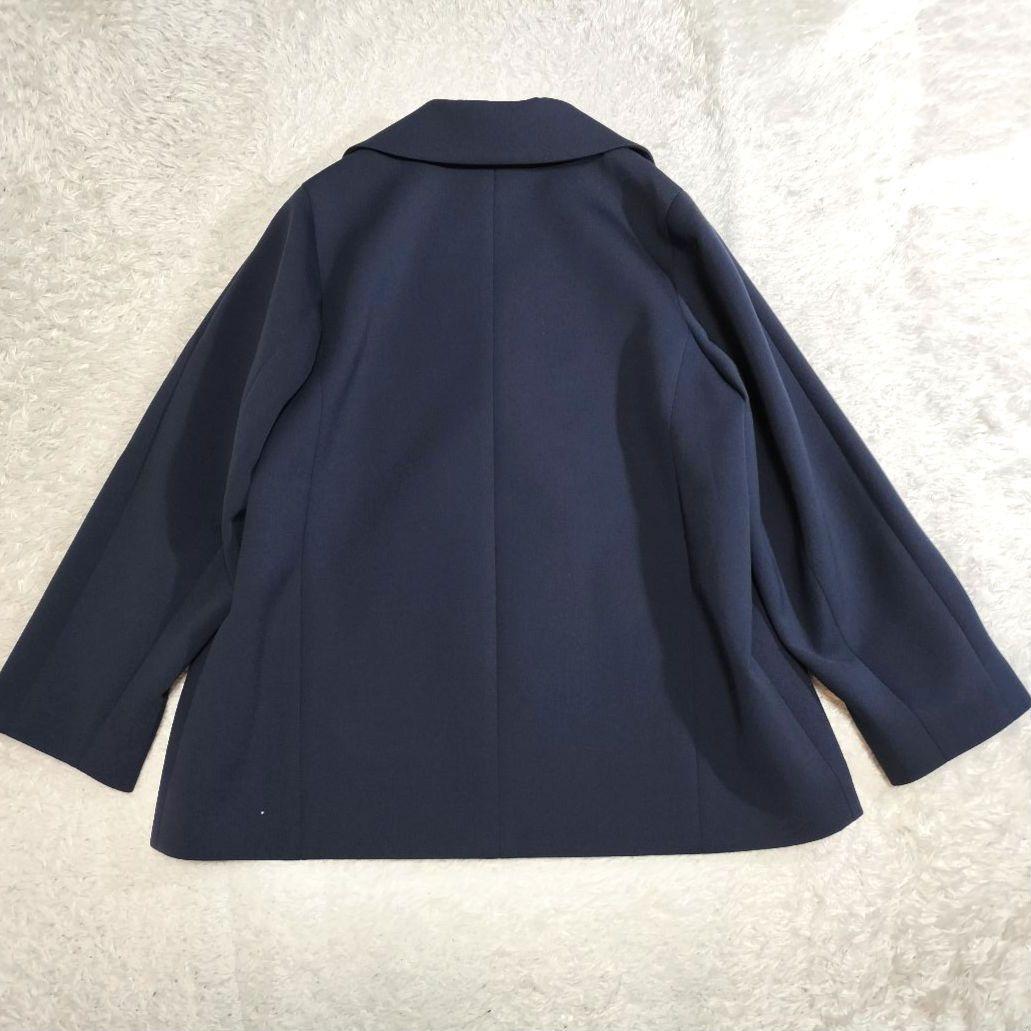 極美品　ボールジィ　スキューバジャージーショートコート　紺　小さいサイズ　34