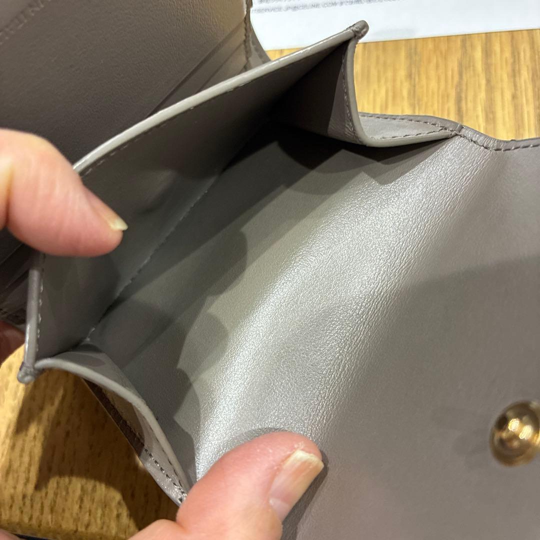 CELINE♡ 三つ折り財布　グレージュ美品！