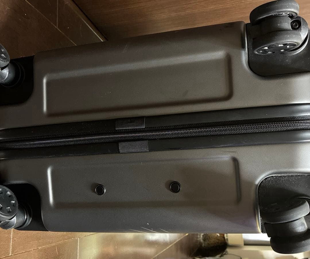 ななゆら⭐︎無印良品　バーを自由に調節できるハードキャリーケース　７５L