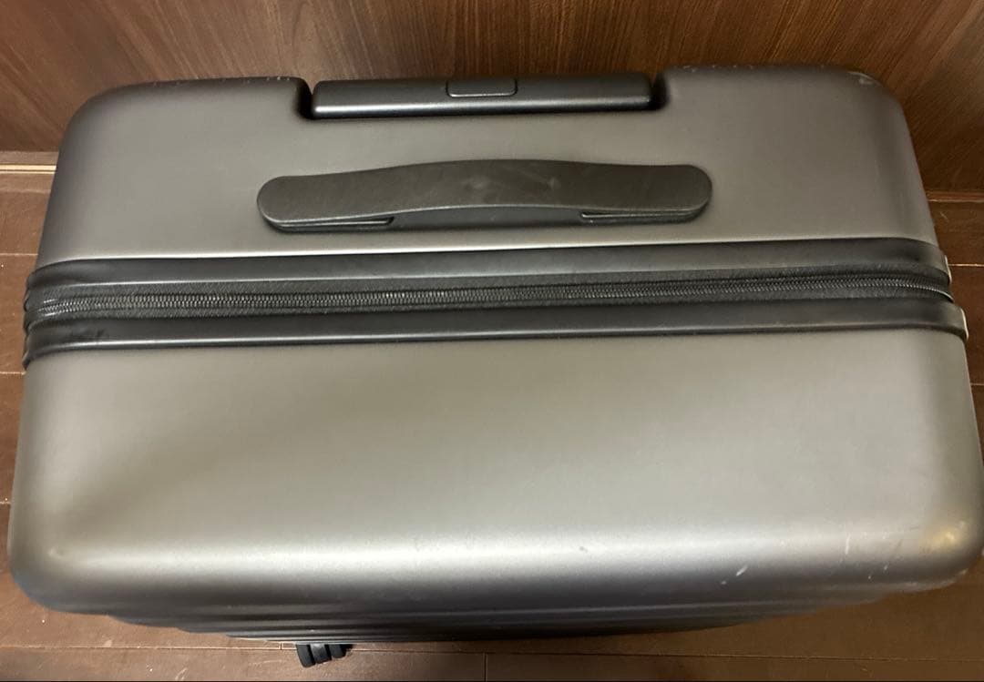 ななゆら⭐︎無印良品　バーを自由に調節できるハードキャリーケース　７５L