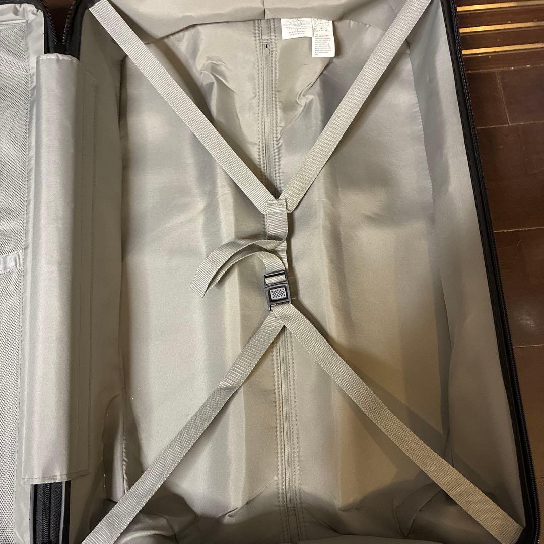 ななゆら⭐︎無印良品　バーを自由に調節できるハードキャリーケース　７５L