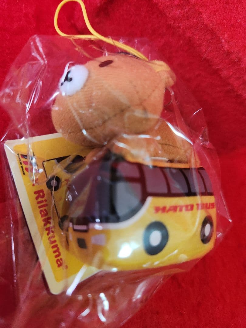 リラックマ　はとバス　マスコットストラップ　ぬいぐるみ