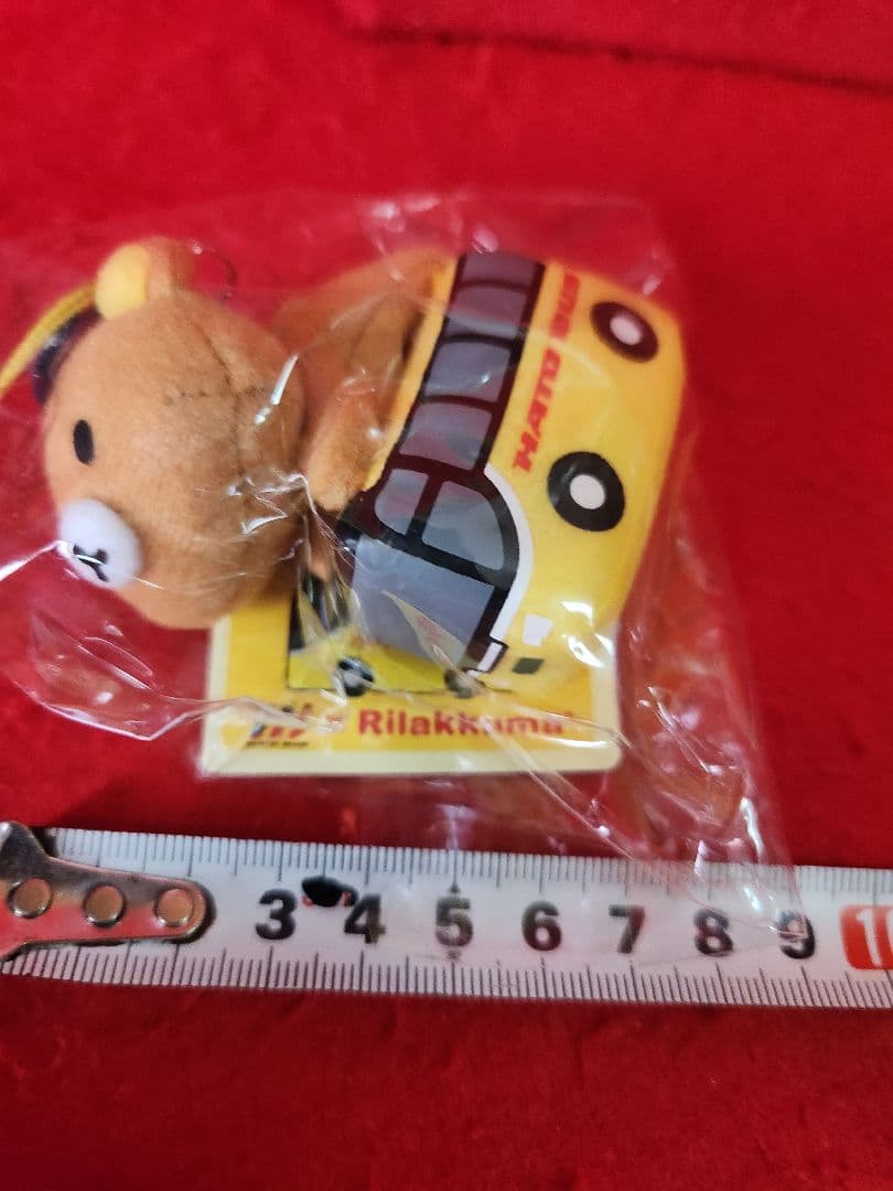 リラックマ　はとバス　マスコットストラップ　ぬいぐるみ