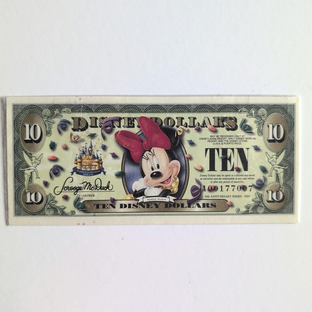 Disney Dollars 10ダラー ミニーマウス　2005年