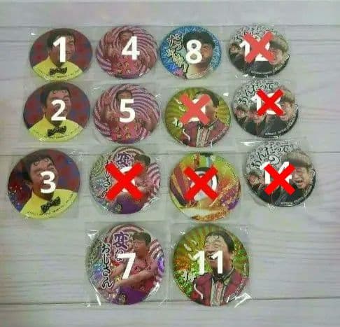 志村けん 缶バッジ　バラ売り可能