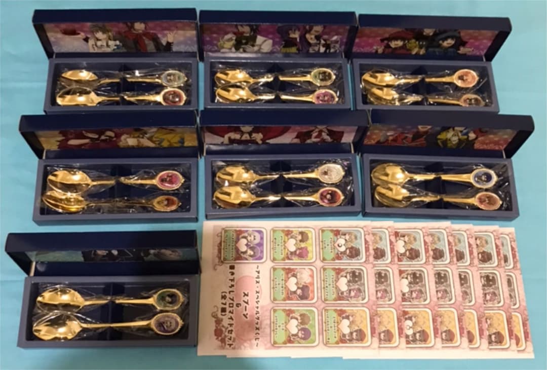 ハートの国のアリス　スプーン＆ブロマイドセット　　QuinRose クインロゼ