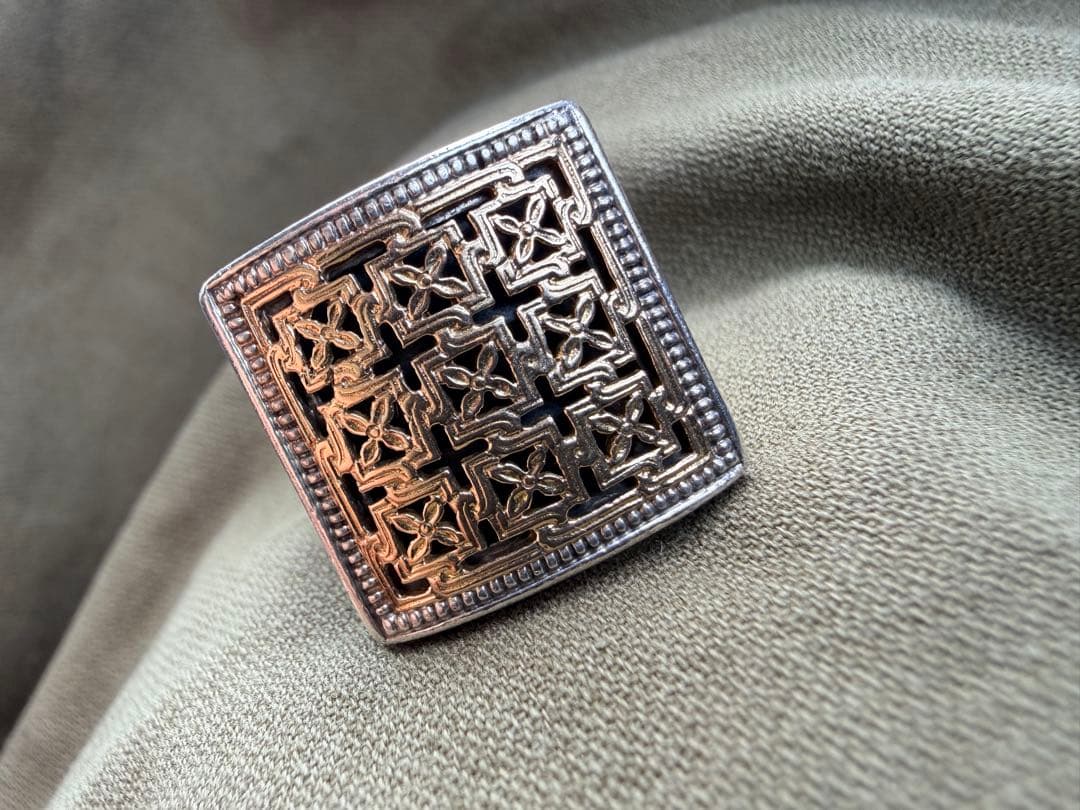 T*e様 Gerochristo 18k×silver925 コンビネーションリ