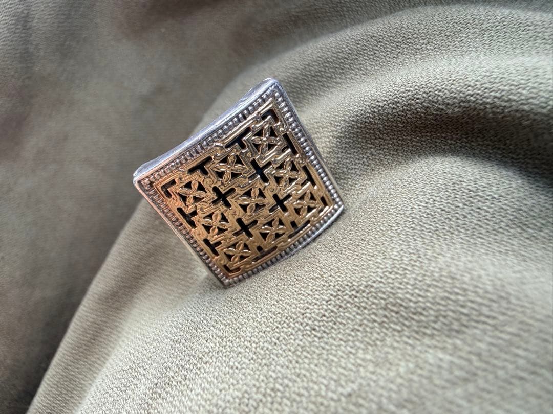 T*e様 Gerochristo 18k×silver925 コンビネーションリ