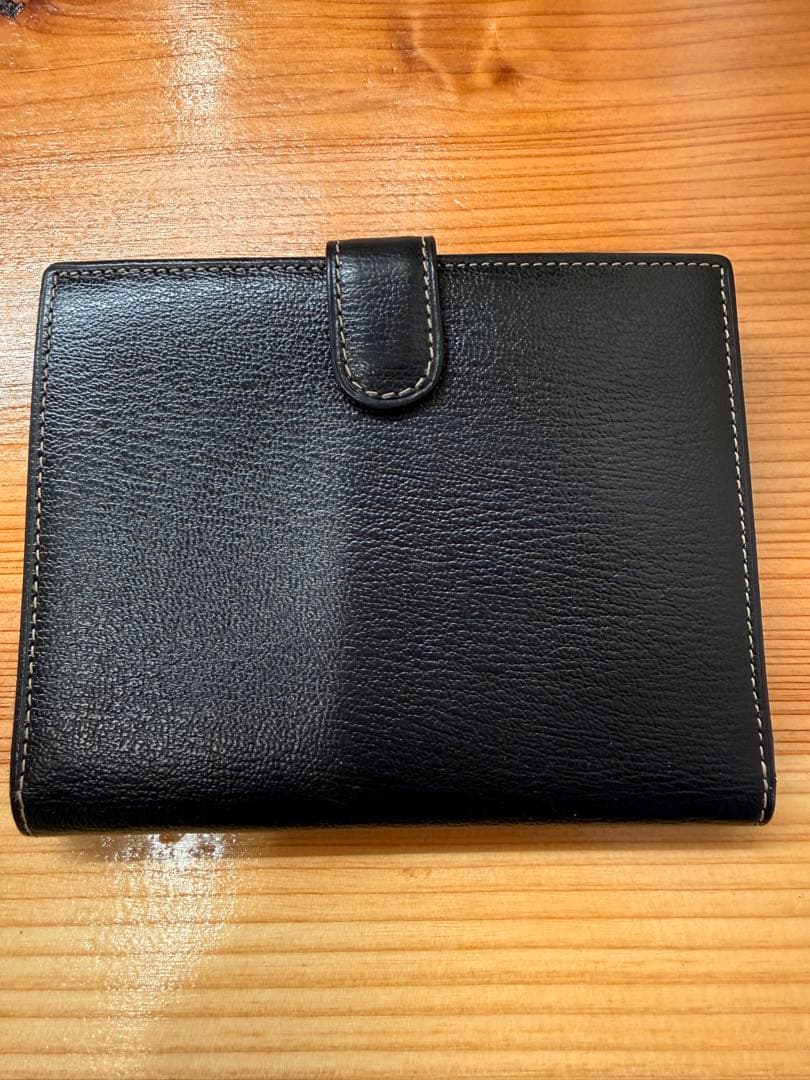 【美品】 LOEWE ロエベ ベラスケス 二つ折り財布 レザー ブラックブラウン