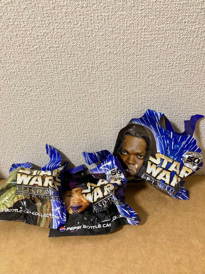 スターウォーズ　ペプシ　ボトルキャップ　フィギュア　68個　未開封