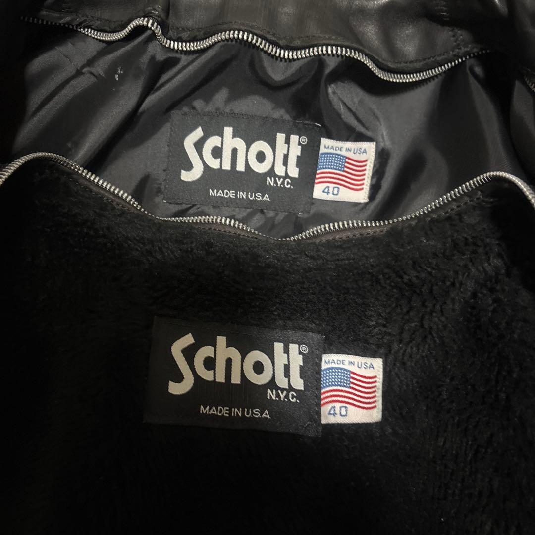 hide 美品‼️schott641 40インチシングルライダース