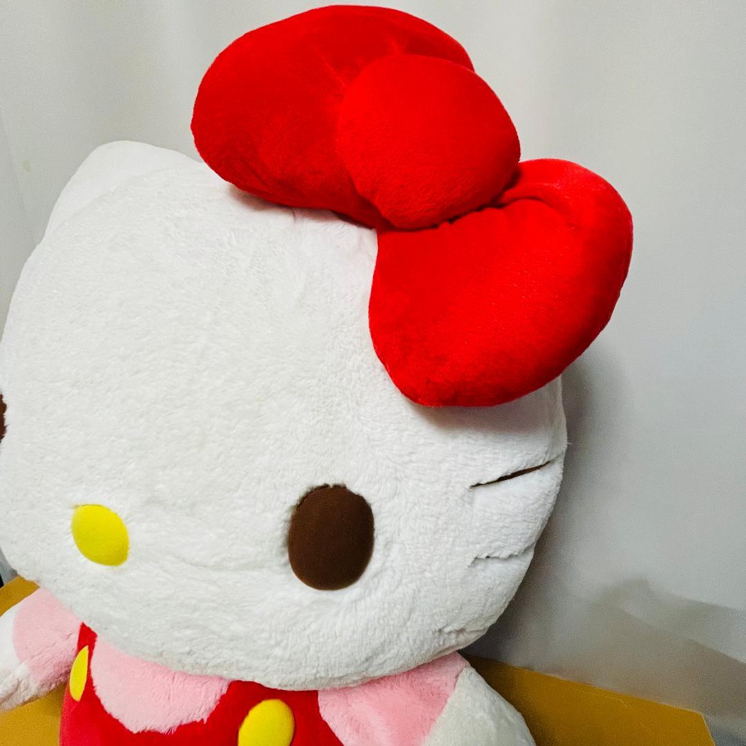 【特大】 ハローキティ ぬいぐるみ　約105cm　4Lサイズ　マグカップ付き
