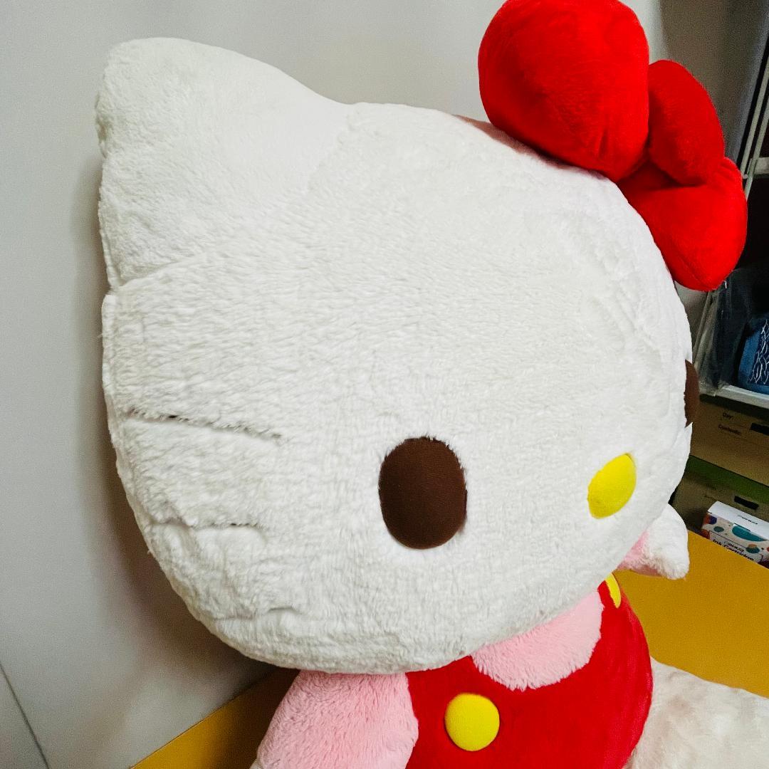【特大】 ハローキティ ぬいぐるみ　約105cm　4Lサイズ　マグカップ付き