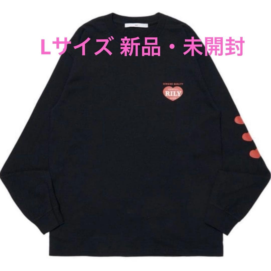 ⭕️新品・未使用⭕️RILY Heart Logo LS Tee L Black