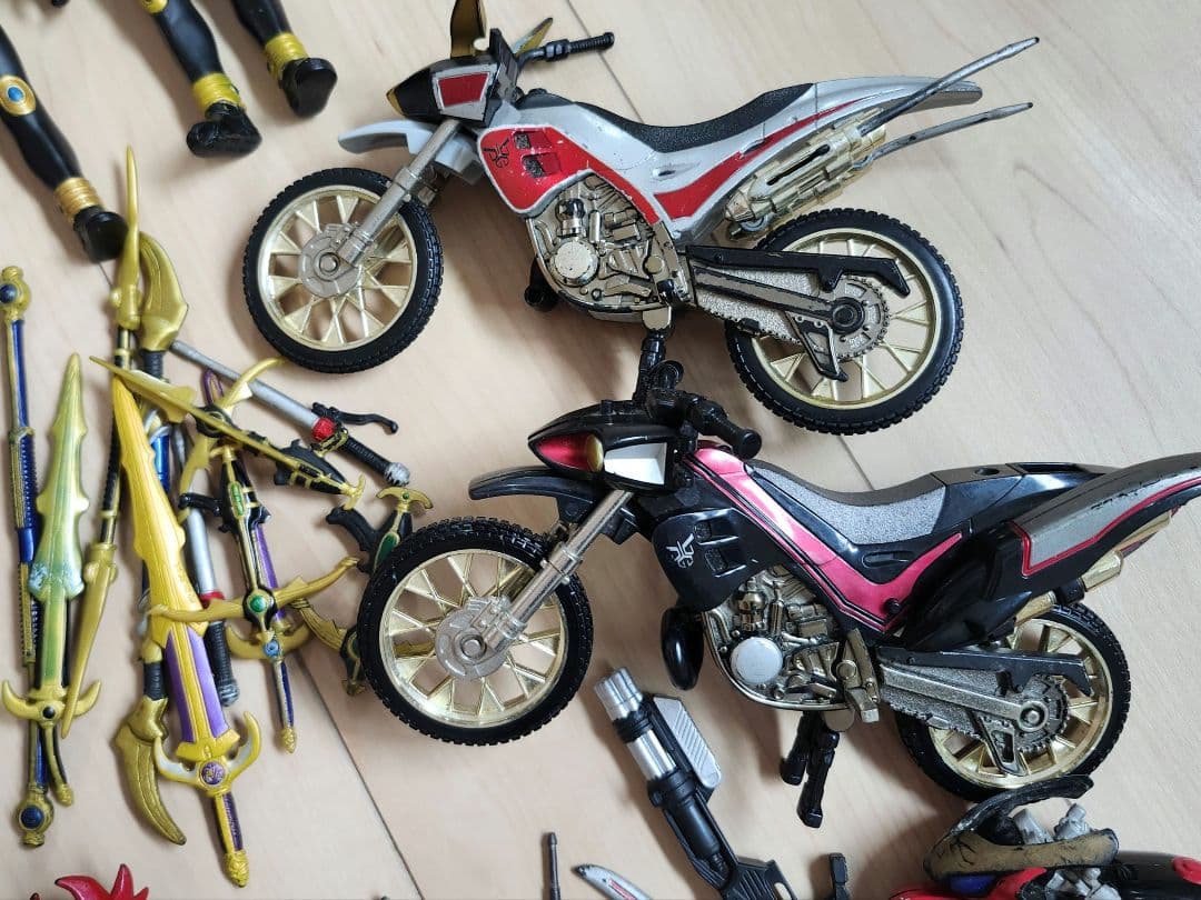 仮面ライダー ソフビ フィギュアまとめてセット バイク付き