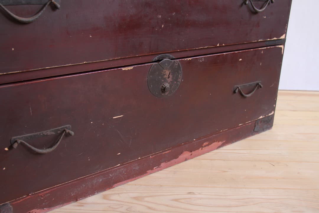 和箪笥　4段　古道具　古家具　ビンテージ　アンティーク　レトロ