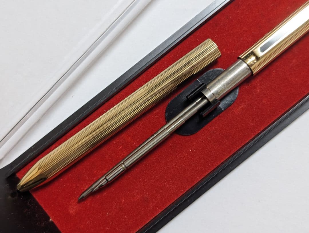 ZEBRA　シャーボ　金張り　18k-AGM　廃盤シャープペンシル　多機能ペン