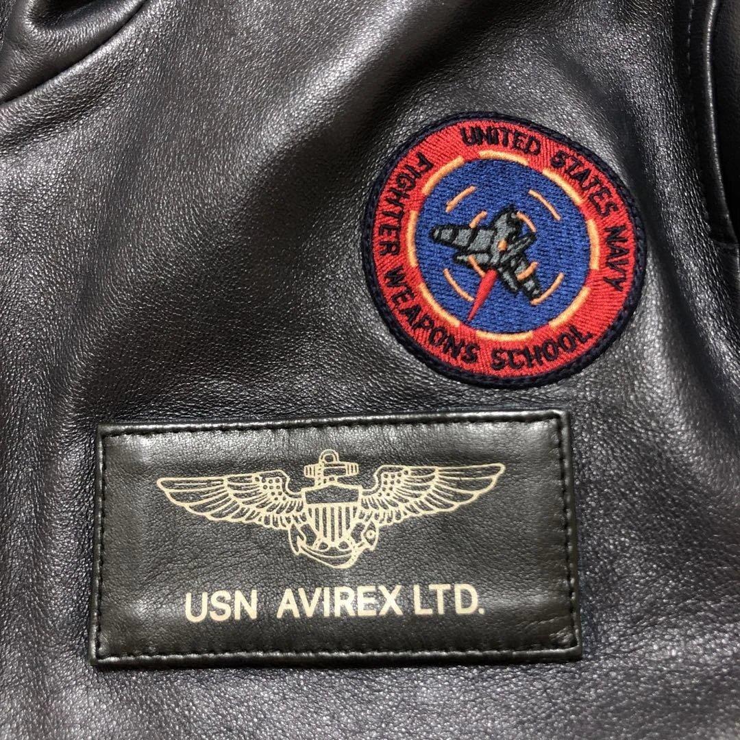 【入手困難】 AVIREX CWU LEATHER レザー　トップガン