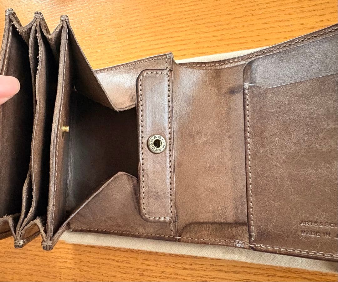 ARTS&SCIENCE Jabara mini wallet 二つ折り　財布