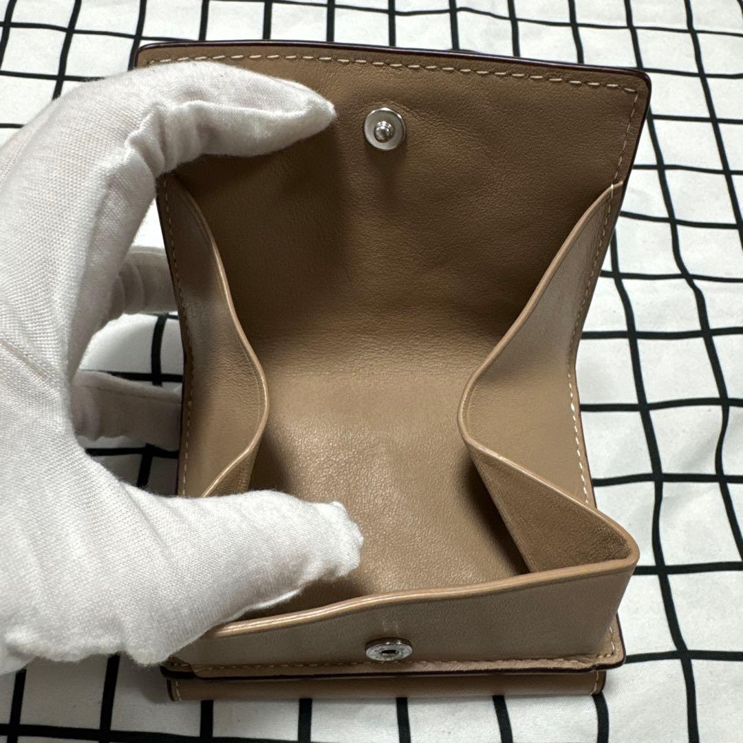 【しぃちゃん（1/1迄）】COACH ベージュ 三つ折り財布