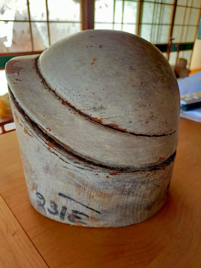 アンティーク　帽子　木型