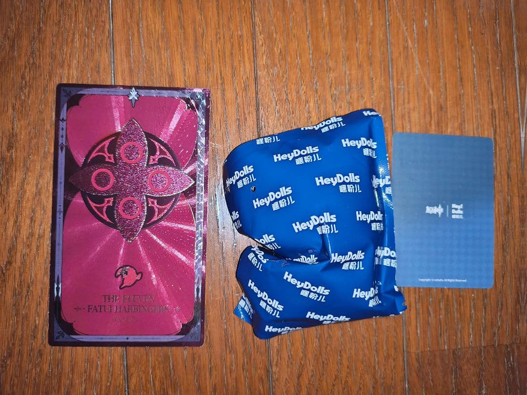 原神 ファデュイ ホログラムカード[タルタリヤ]シークレットと散兵ミニフィギュア